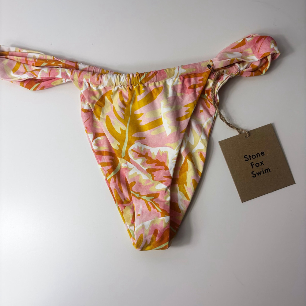 Revolve Stone Fox Swim Bikini Bottom Size xl Hot Tropix Bijou